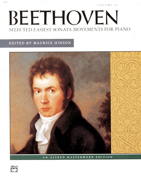 Beethoven: Selected Intermediate To Early Advanced Piano Sonata Movements, Volume 2 Book