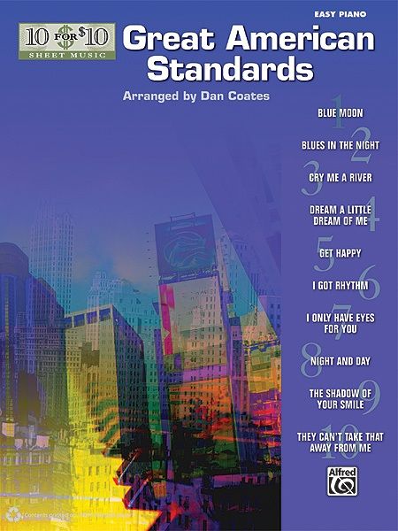 10 For 10 Sheet Music: Great American Standards Book