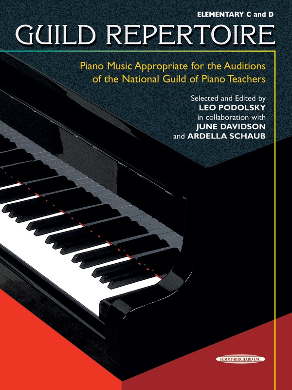Guild Repertoire: Piano Music Appropriate For The Auditions Of The National Guild Of Piano Teachers, Elementary C & D Book