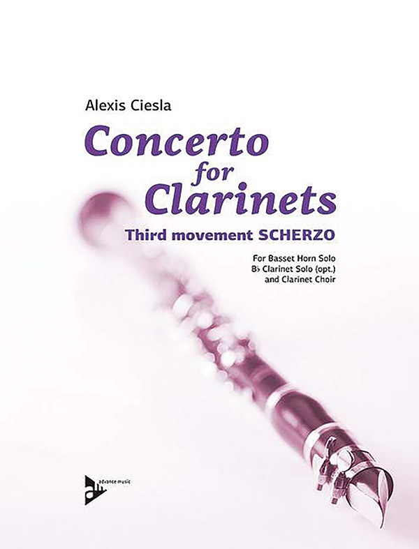 Concerto For Clarinets, Third Movement: Scherzo Basset Horn Solo (Opt. B-Flat Clarinet Solo) And Clarinet Choir Conductor Score & Parts