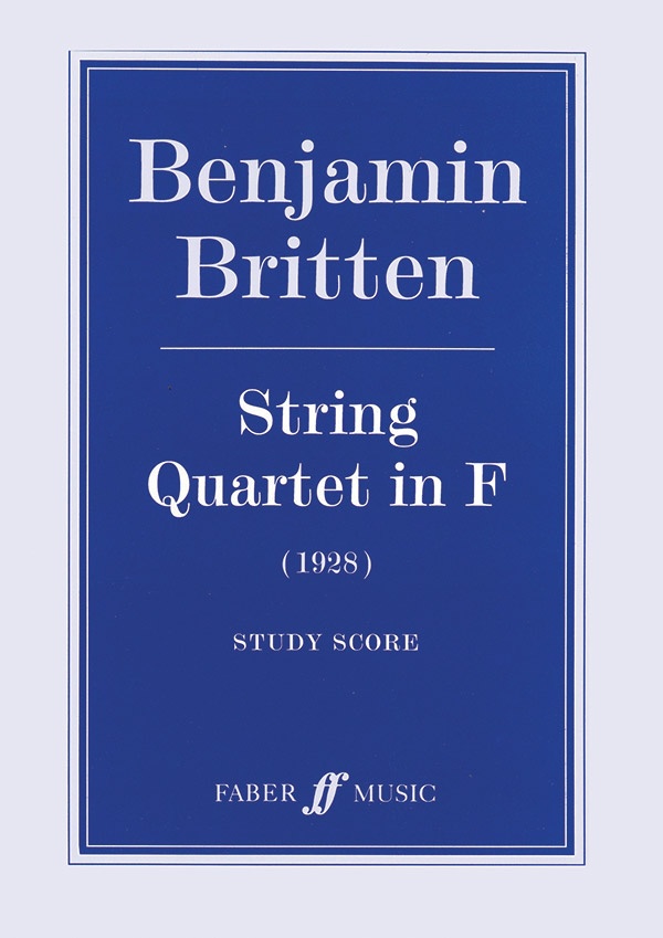 String Quartet In F Study Score