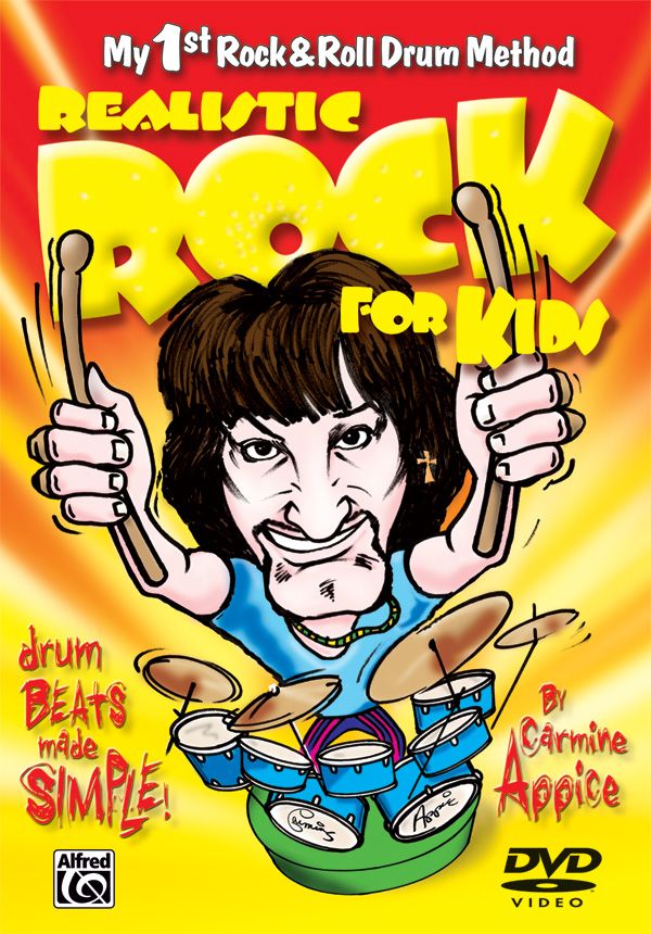 Realistic Rock For Kids (My 1St Rock & Roll Drum Method) Drum Beats Made Simple! Dvd