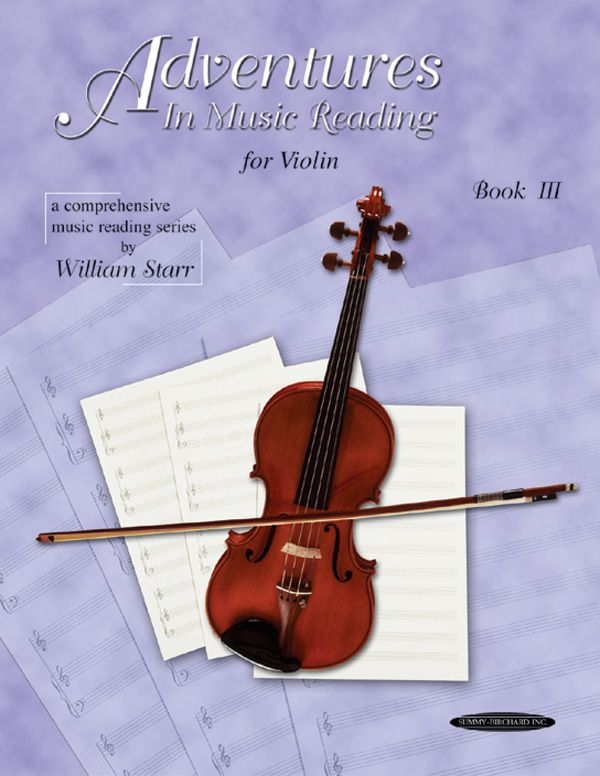 Adventures In Music Reading For Violin Book
