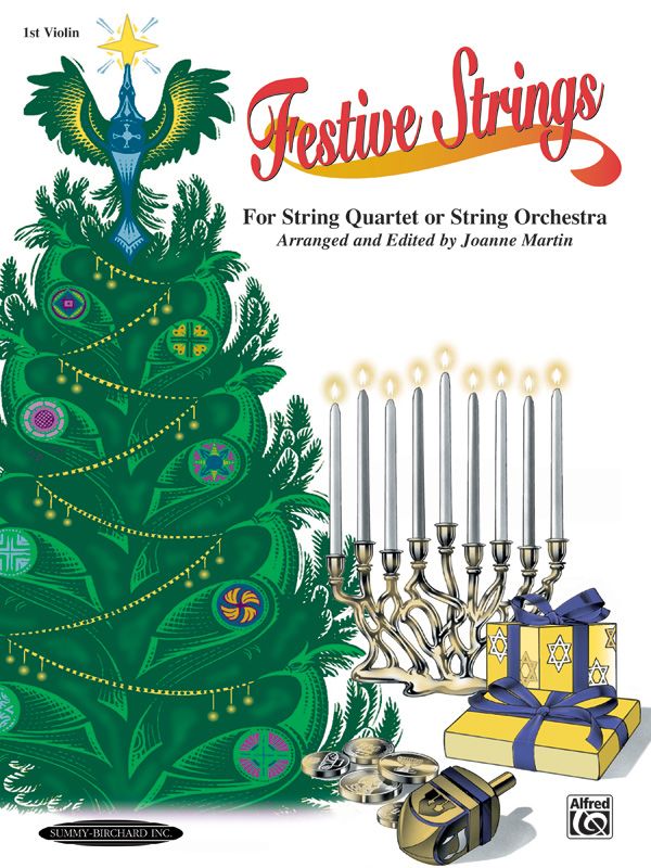 Festive Strings For String Quartet Or String Orchestra Book