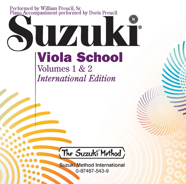 Suzuki Viola School, Volumes 1 & 2 International Edition Cd