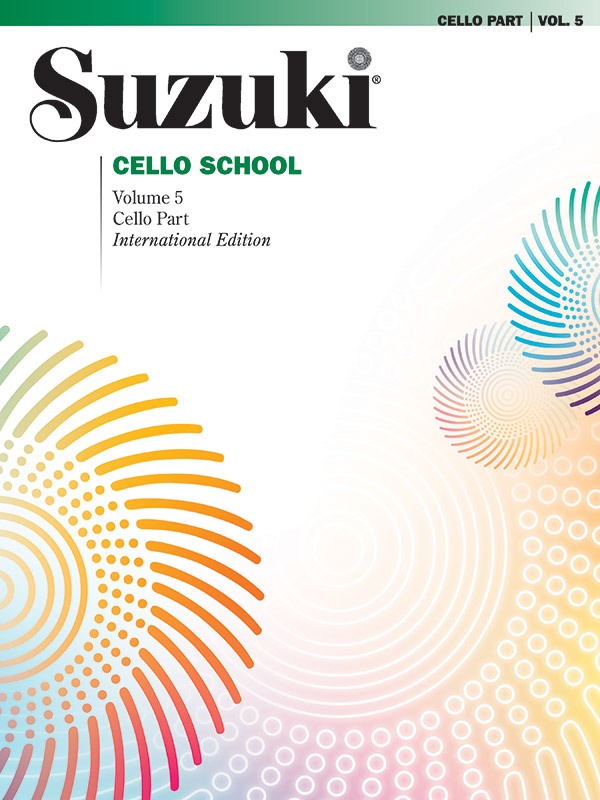 Suzuki Cello School, Volume 5 International Edition Book