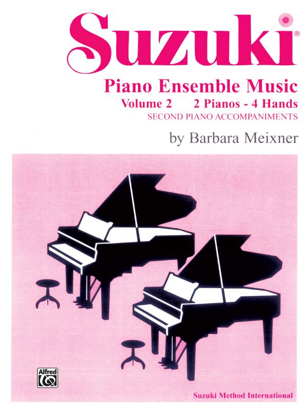 Suzuki Piano Ensemble Music, Volume 2 For Piano Duo Second Piano Accompaniments Book