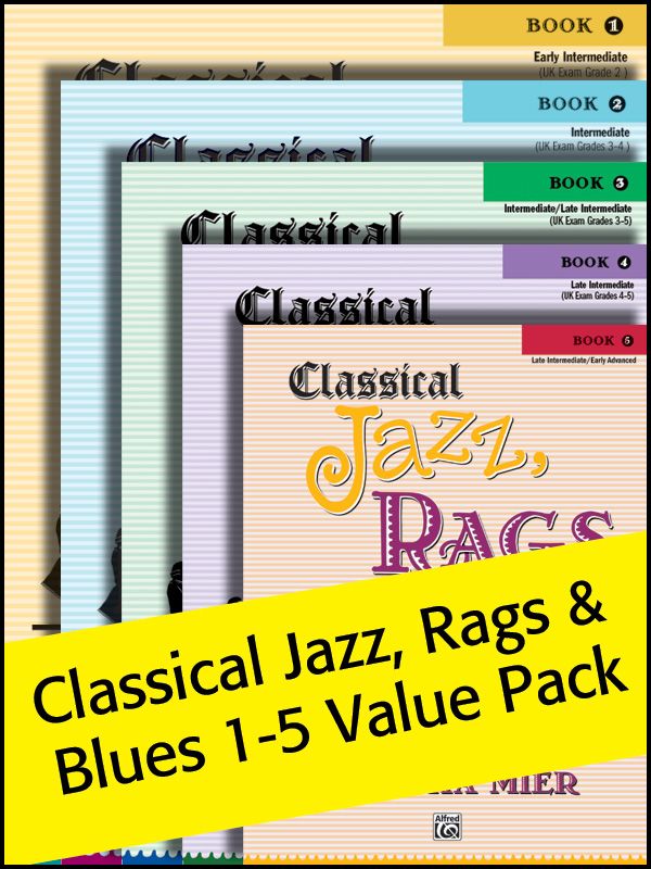 Classical Jazz, Rags, And Blues Books 1-5 2012 (Value Pack) Value Pack