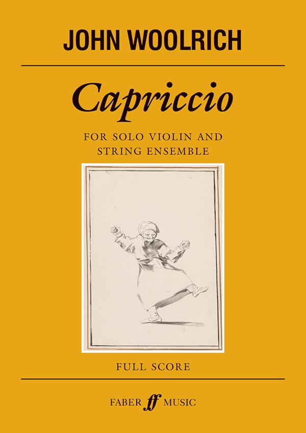 Capriccio For Solo Violin And String Ensemble Score