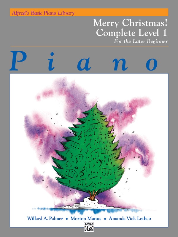 Alfred's Basic Piano Library: Merry Christmas! Complete Book 1 (1A/1B) For The Later Beginner Book