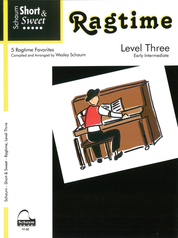 Short & Sweet Ragtime, Level 3 5 Melodies Book