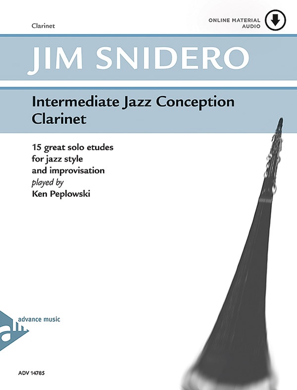 Intermediate Jazz Conception Clarinet 15 Great Solo Etudes For Jazz Style And Improvisation Book & Online Audio