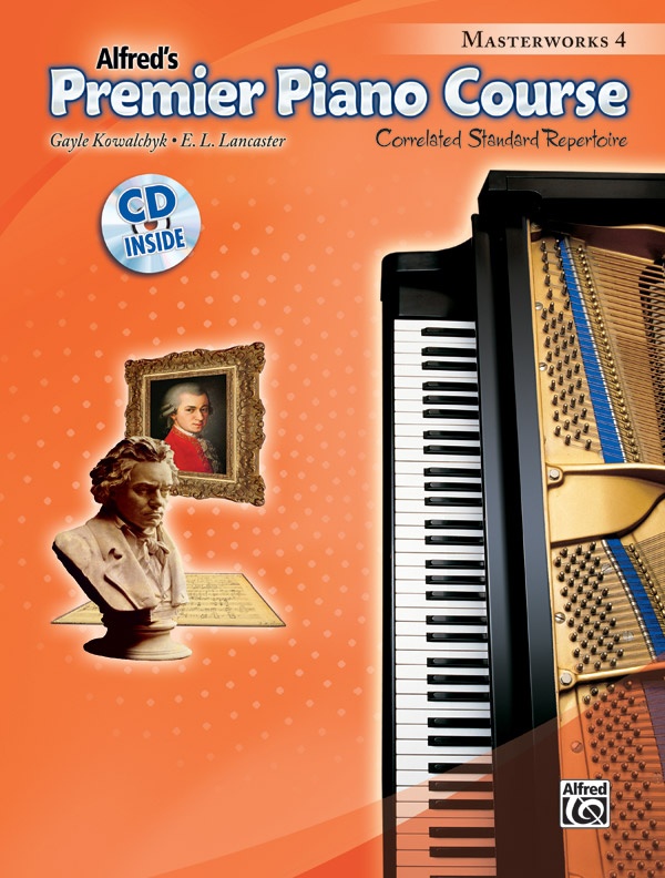 Premier Piano Course, Masterworks 4 Correlated Standard Repertoire Book & Cd