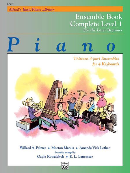 Alfred's Basic Piano Library: Ensemble Book Complete 1 (1A/1B) For The Later Beginner