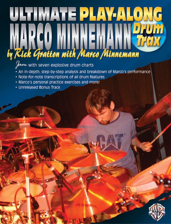 Ultimate Play-Along Drum Trax: Marco Minnemann Jam With Seven Explosive Drum Charts Book & 2 Cds