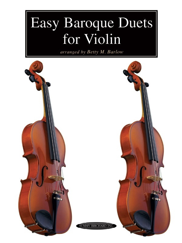 Easy Baroque Duets For Violin Book