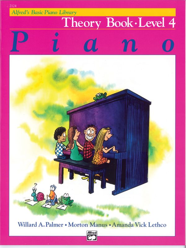 Alfred's Basic Piano Library: Theory Book 4 Book