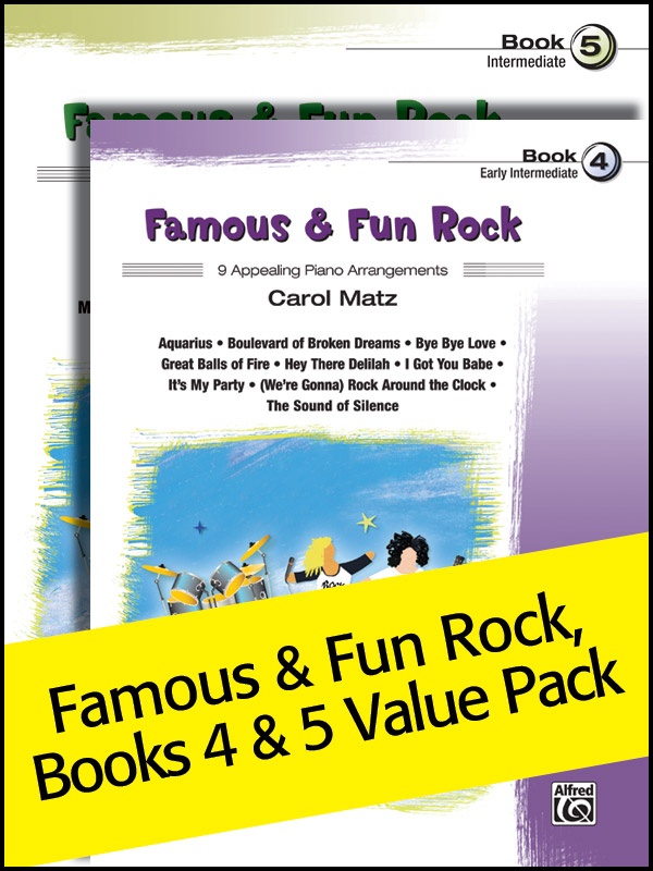 Famous & Fun Rock 4-5 (Value Pack) Value Pack