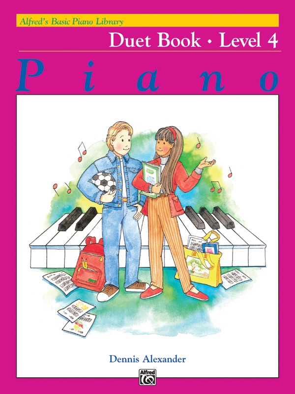 Alfred's Basic Piano Library: Duet Book 4 Book
