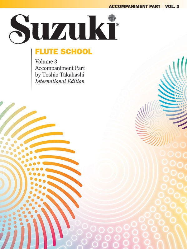 Suzuki Flute School Piano Acc., Volume 3 (International) Book
