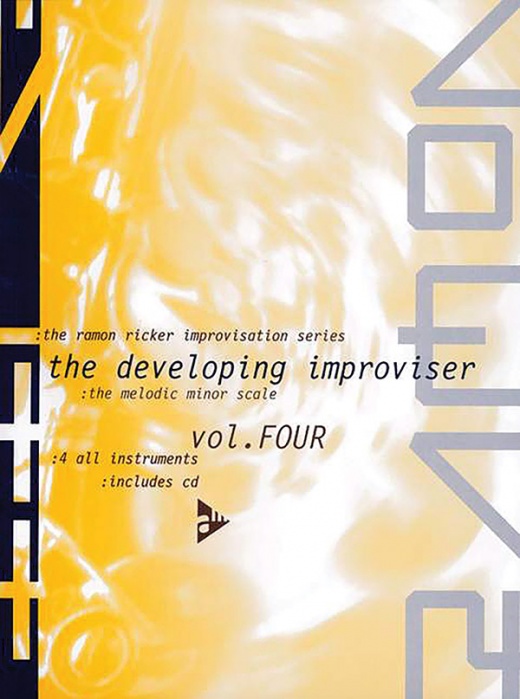 Ramon Ricker Improvisation Series Vol. Four The Developing Improviser Book & CD
