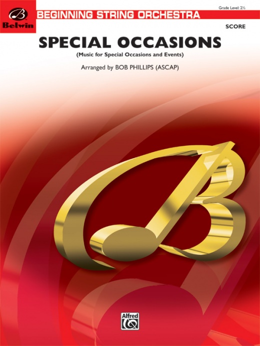 Special Occasions (Music For Special Occasions And Events) Conductor Score & Parts