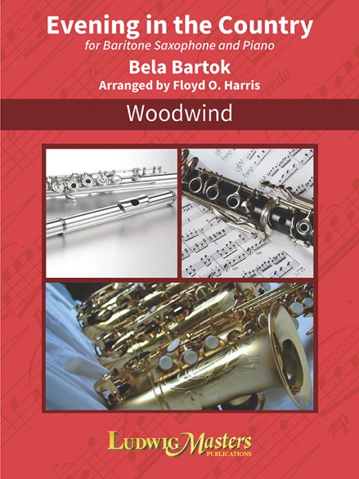 Evening in the Country for Baritone Saxophone Solo with Piano