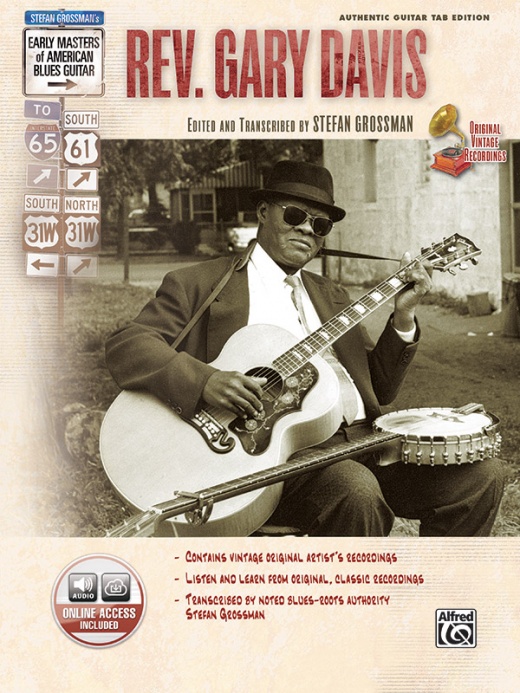 Stefan Grossman's Early Masters Of American Blues Guitar: Rev. Gary Davis Book & Online Audio