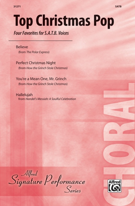 Top Christmas Pop Four Favorites For Satb Voices Book