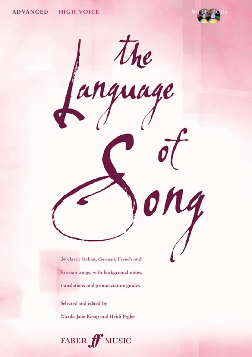 The Language of Song: Advanced Book & CD for High Voice Vocals