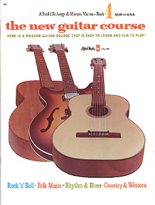 The New Guitar Course Book 4 - Learn Guitar Easily with Rock, Folk, Country and Blues Music