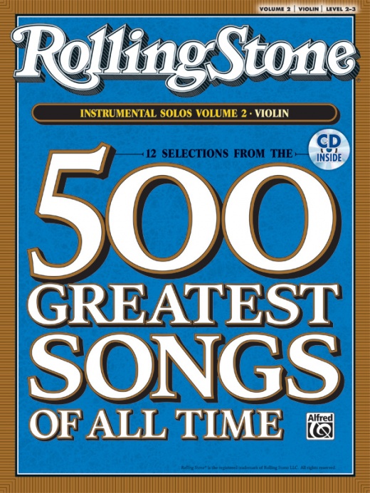 Instrumental Solos for Strings Volume 2 Book & CD - Rolling Stone Magazine's 500 Greatest Songs