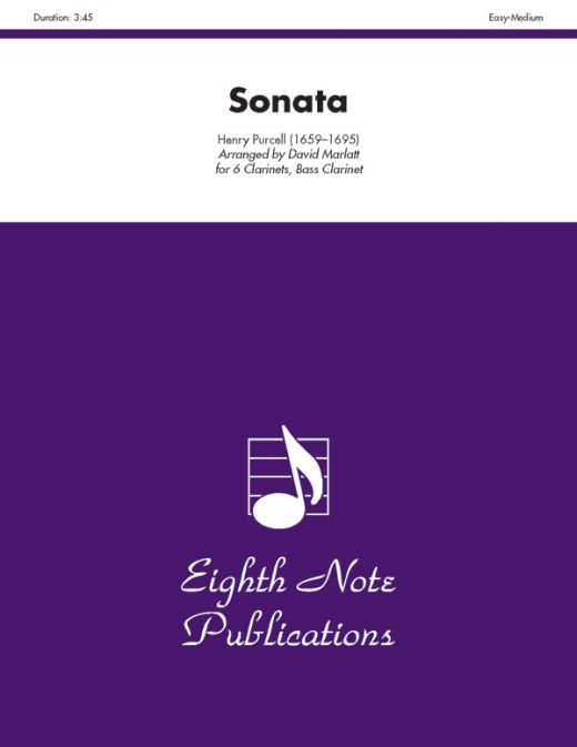 Sonata Score & Parts for Clarinet