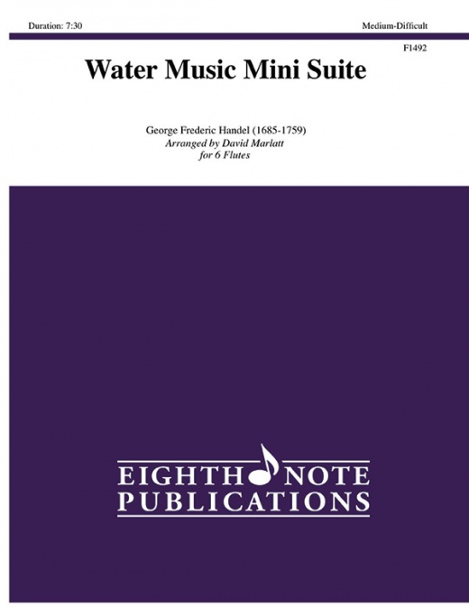 Water Music Mini Suite Score & Parts for Flute Ensemble