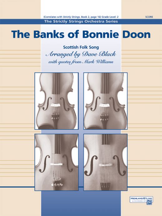 The Banks Of Bonnie Doon Conductor Score & Parts