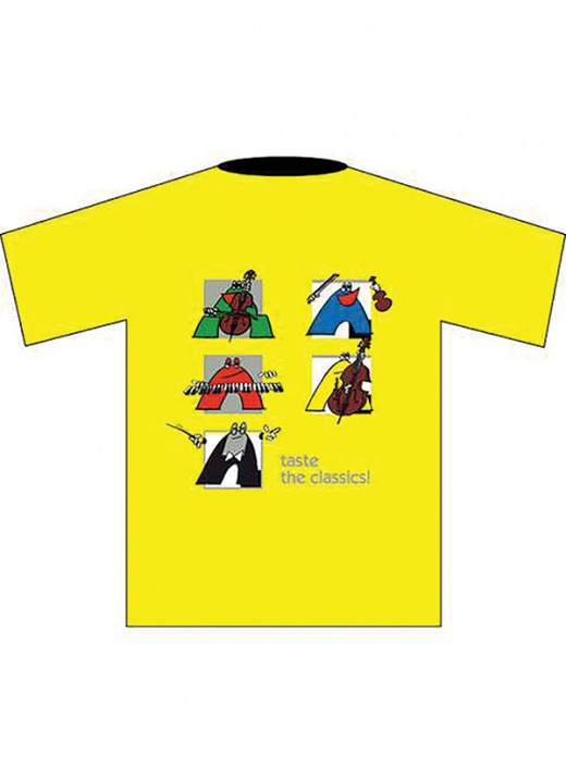 Taste The Classics! T-Shirt: Yellow (Children's Large)