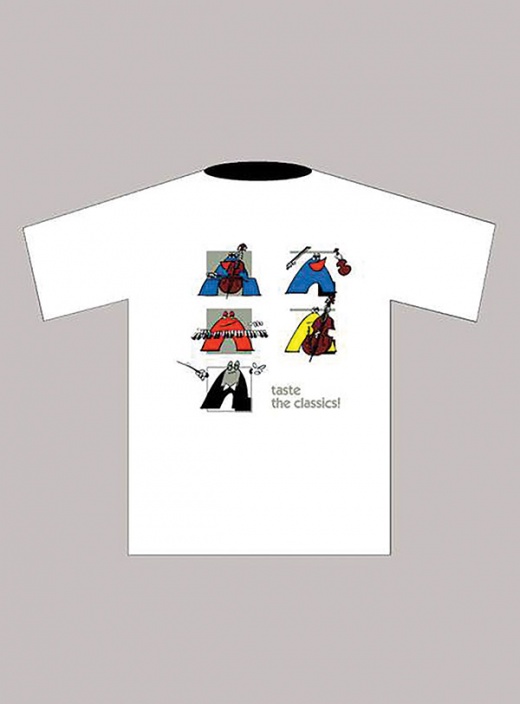 Taste The Classics! T-Shirt: White (Medium)