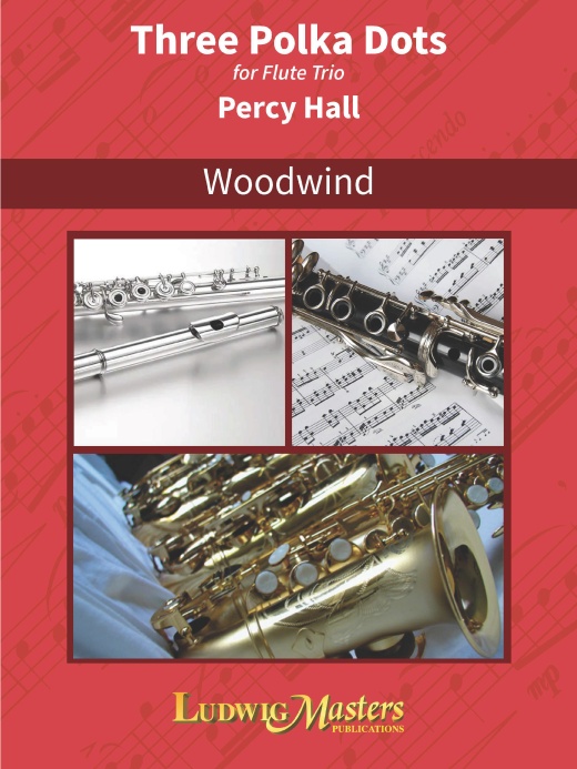 Three Polka Dots Conductor Score & Parts for Flute Trio