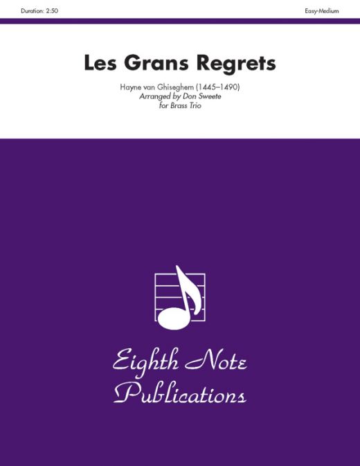 Les Grans Regrets Score & Parts