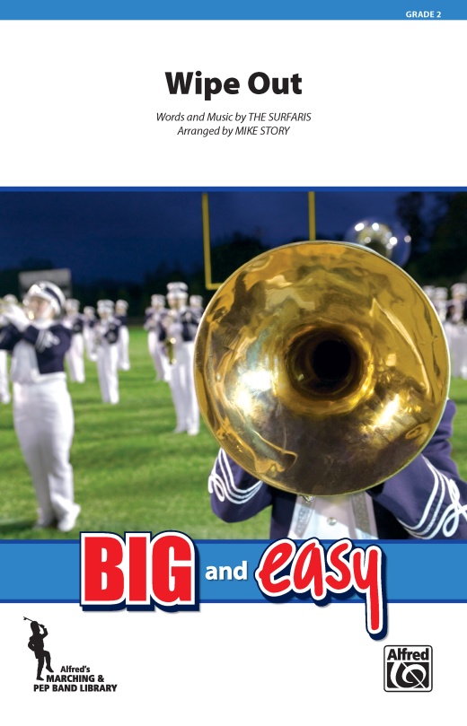 Wipe Out Main Theme (Percussion Section Feature) Conductor Score & Parts