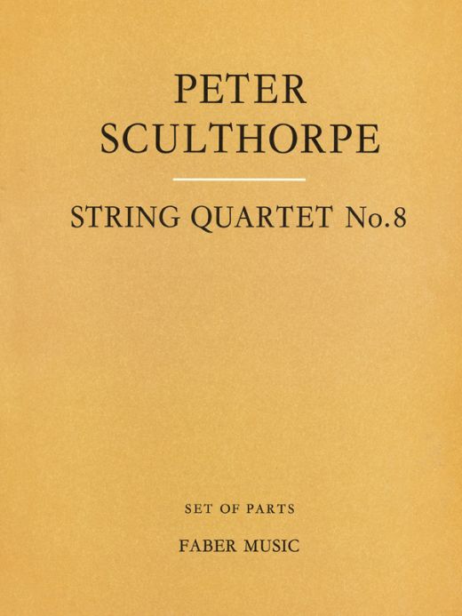 String Quartet No. 8 Parts - Faber Edition by Peter Sculthorpe