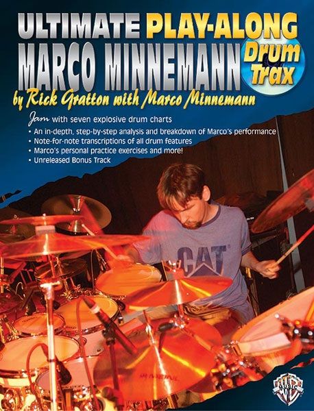 Ultimate Play-Along Drum Trax: Marco Minnemann - Jam With Seven Explosive Drum Charts Book & 2 CDs