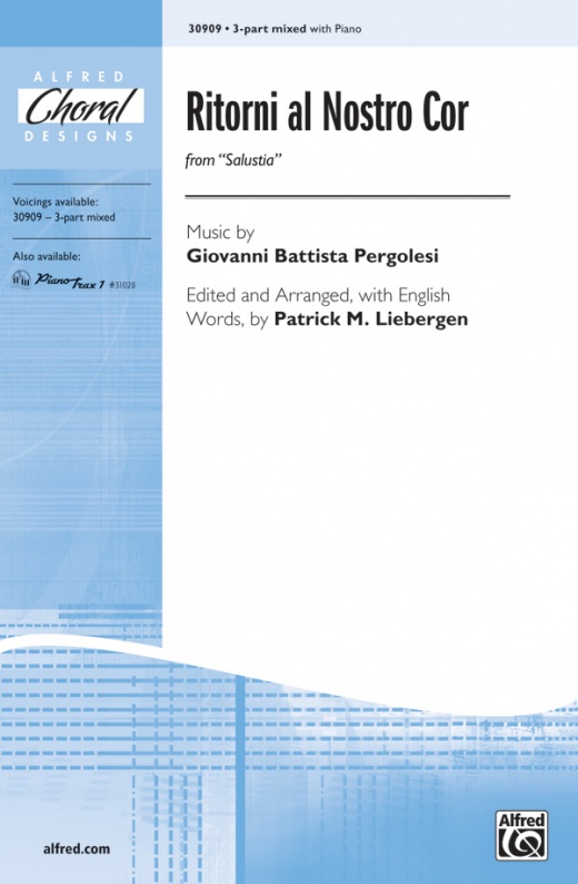 Ritorni Al Nostro Cor From Salustia Choral Octavo