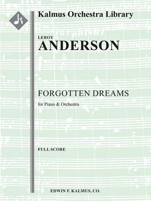 Forgotten Dreams for Piano and Orchestra Score