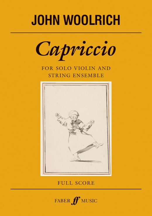 Capriccio for Solo Violin and String Ensemble Score