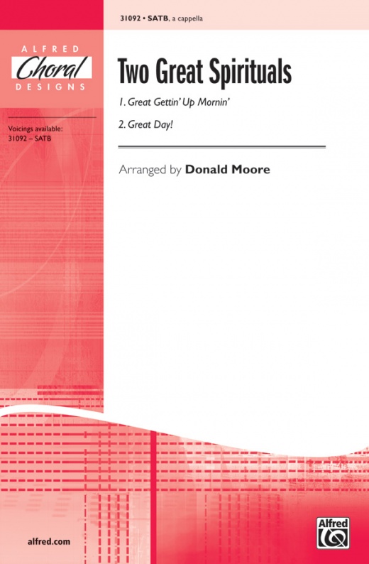 Two Great Spirituals Choral Octavo by Donald Moore