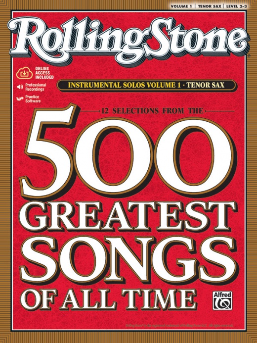 Rolling Stone Magazine's 500 Greatest Songs Of All Time: Instrumental Solos, Volume 1 Book & Online Audio/Software