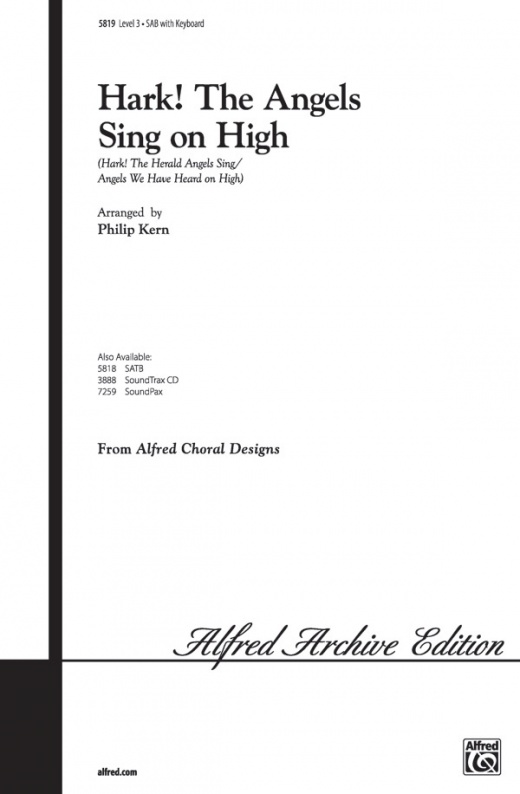 Hark! The Angels Sing On High Choral Octavo by Philip Kern