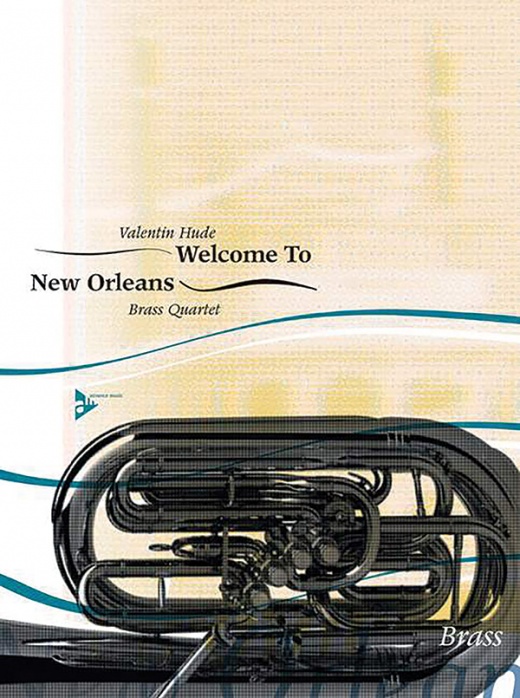 Welcome to New Orleans Conductor Score & Parts for Brass Quartet