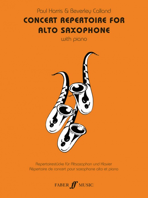 Concert Repertoire for Alto Saxophone Book
